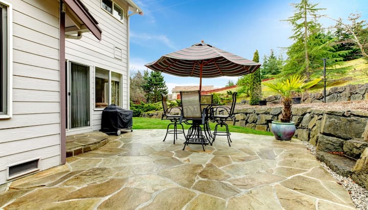 Beautifully Textured and Patterned Concrete Patios in San Diego, California area!